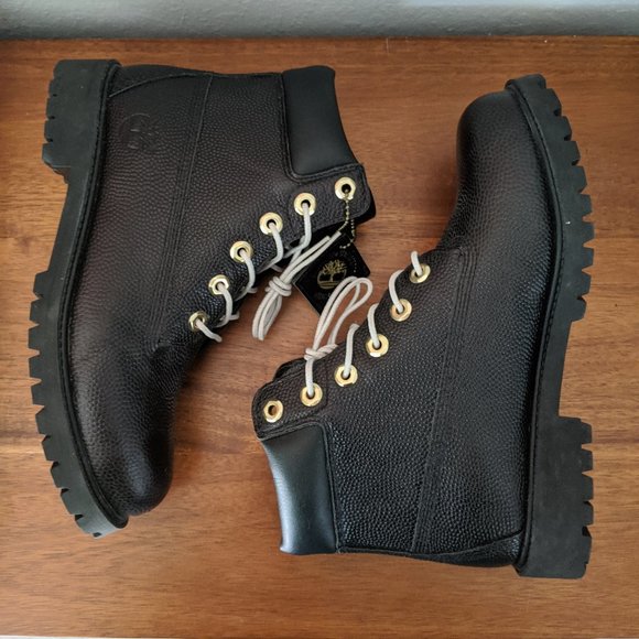 LMT Edition Horween Football Leather Timberlands - Picture 3 of 7